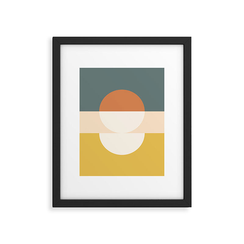 Abstract Geometric 02B Framed Art Print Gallery Image 5