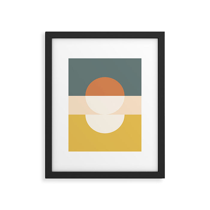 Abstract Geometric 02B Framed Art Print Gallery Image 1