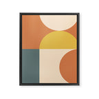 Abstract Geometric 04 Framed Canvas Print Gallery Image 6