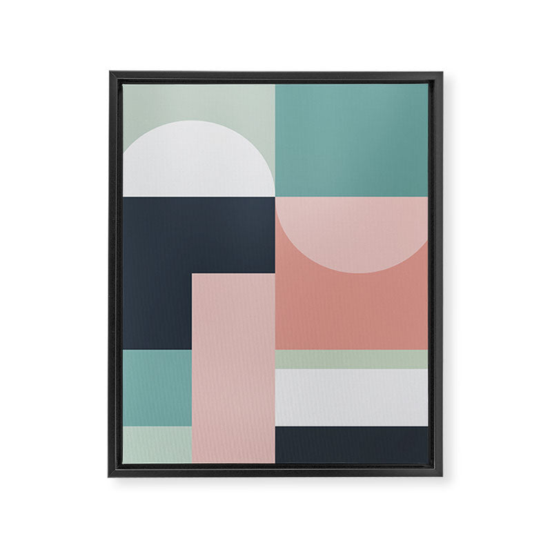 Abstract Geometric 06 Framed Canvas Print Gallery Image 8