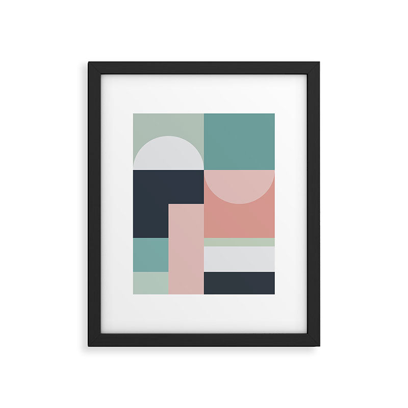 Abstract Geometric 06 Framed Art Print Gallery Image 6