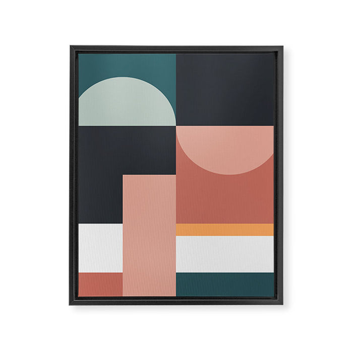 Abstract Geometric 07 Framed Canvas Print Gallery Image 1