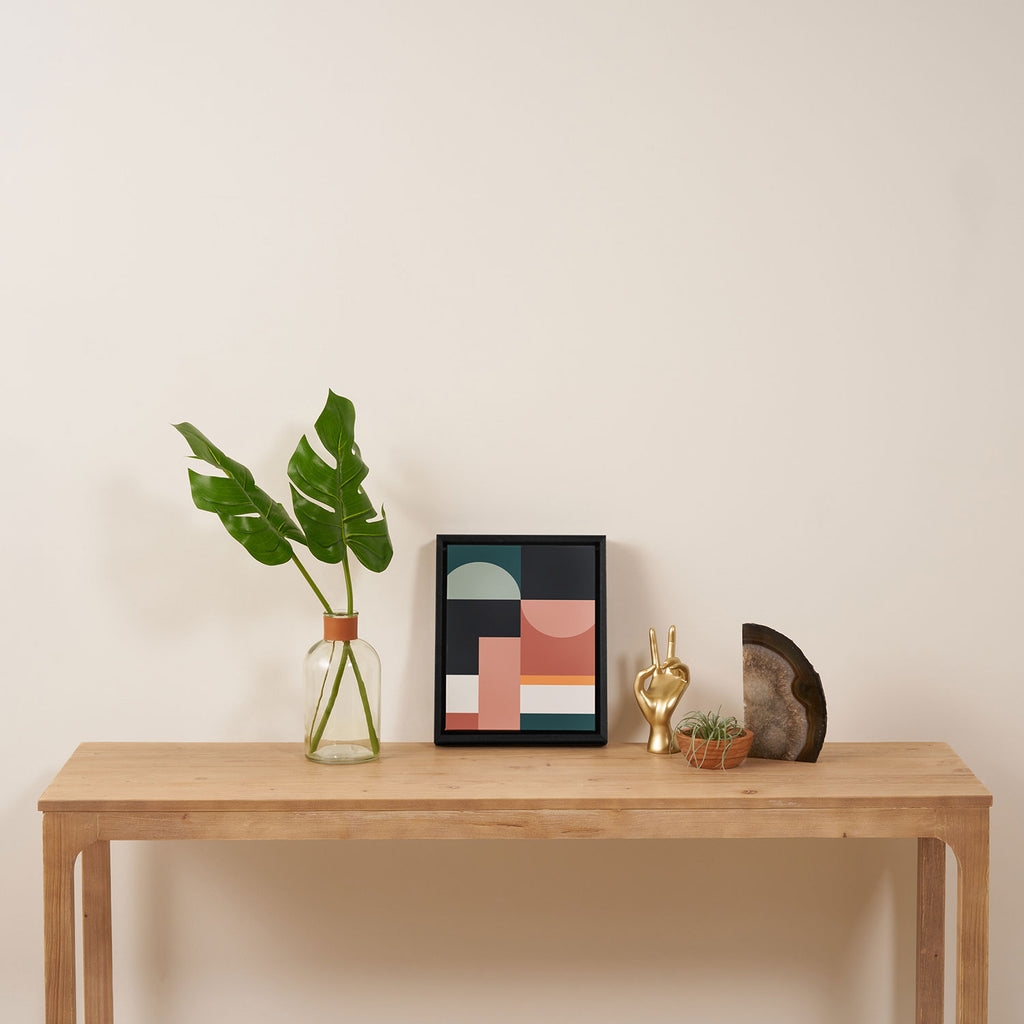 Abstract Geometric 07 Framed Canvas Print Gallery Image 4