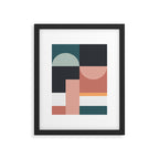 Abstract Geometric 07 Framed Art Print Gallery Image 4