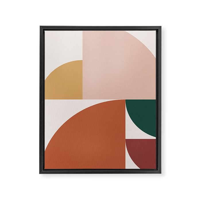 Abstract Geometric 10 Framed Canvas Print Gallery Image 1