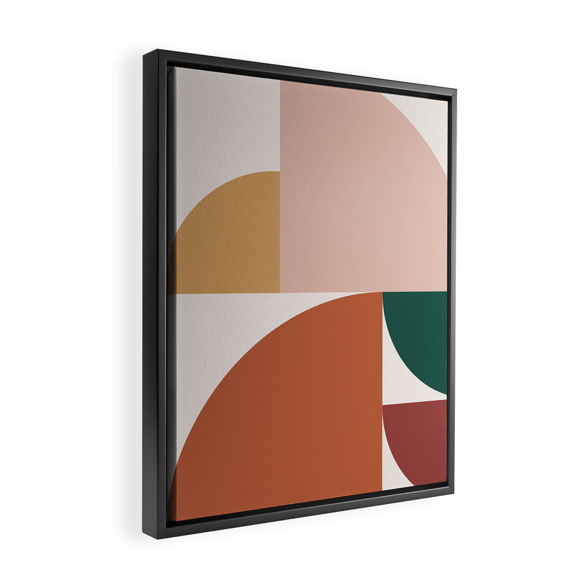 Abstract Geometric 10 Framed Canvas Print Gallery Image 2