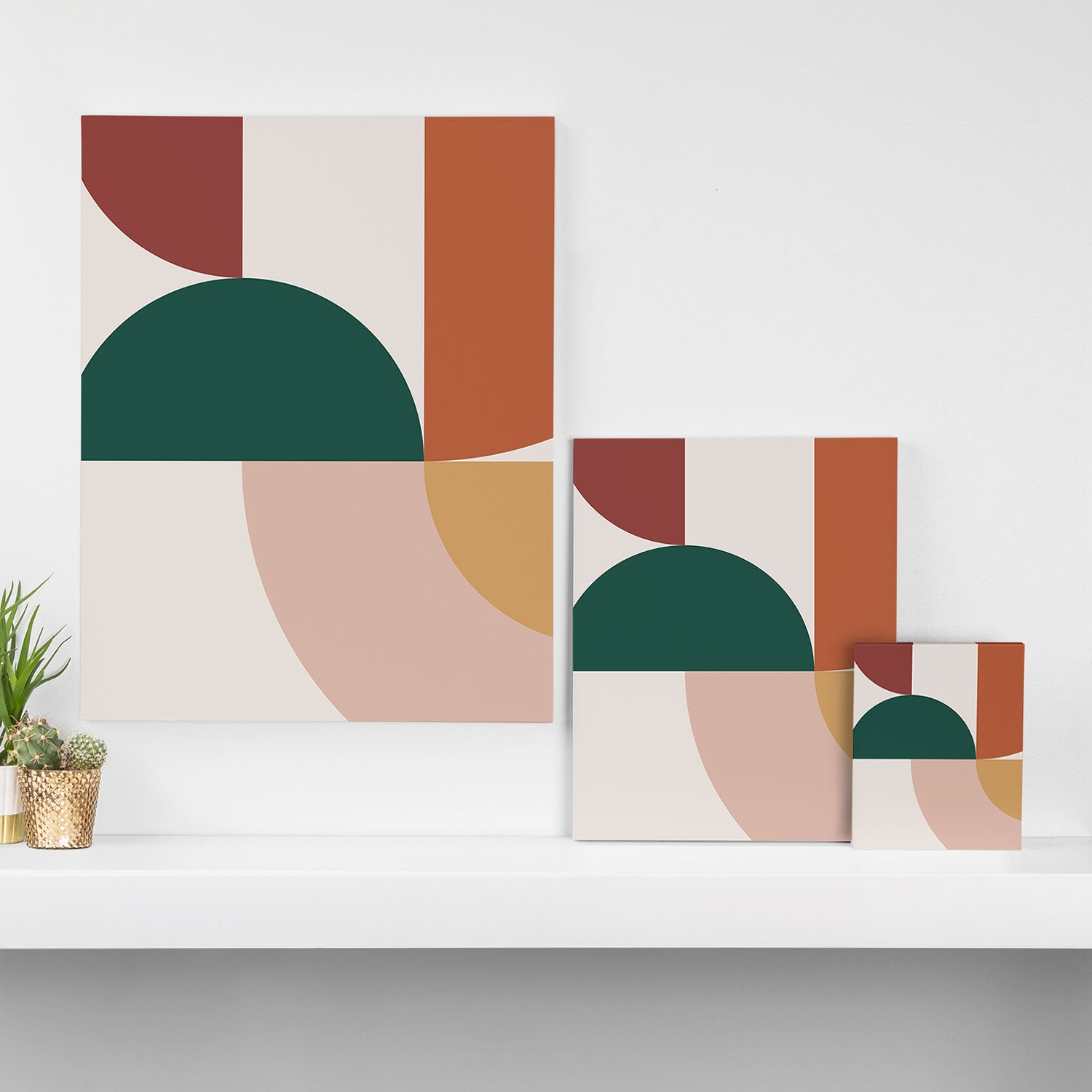 Abstract Geometric 12 Canvas Print Gallery Image 3