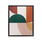Abstract Geometric 12 Framed Canvas Print Gallery Image 8