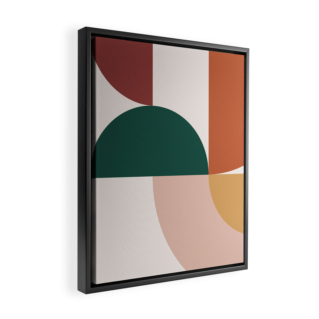 Abstract Geometric 12 Framed Canvas Print Gallery Image 2