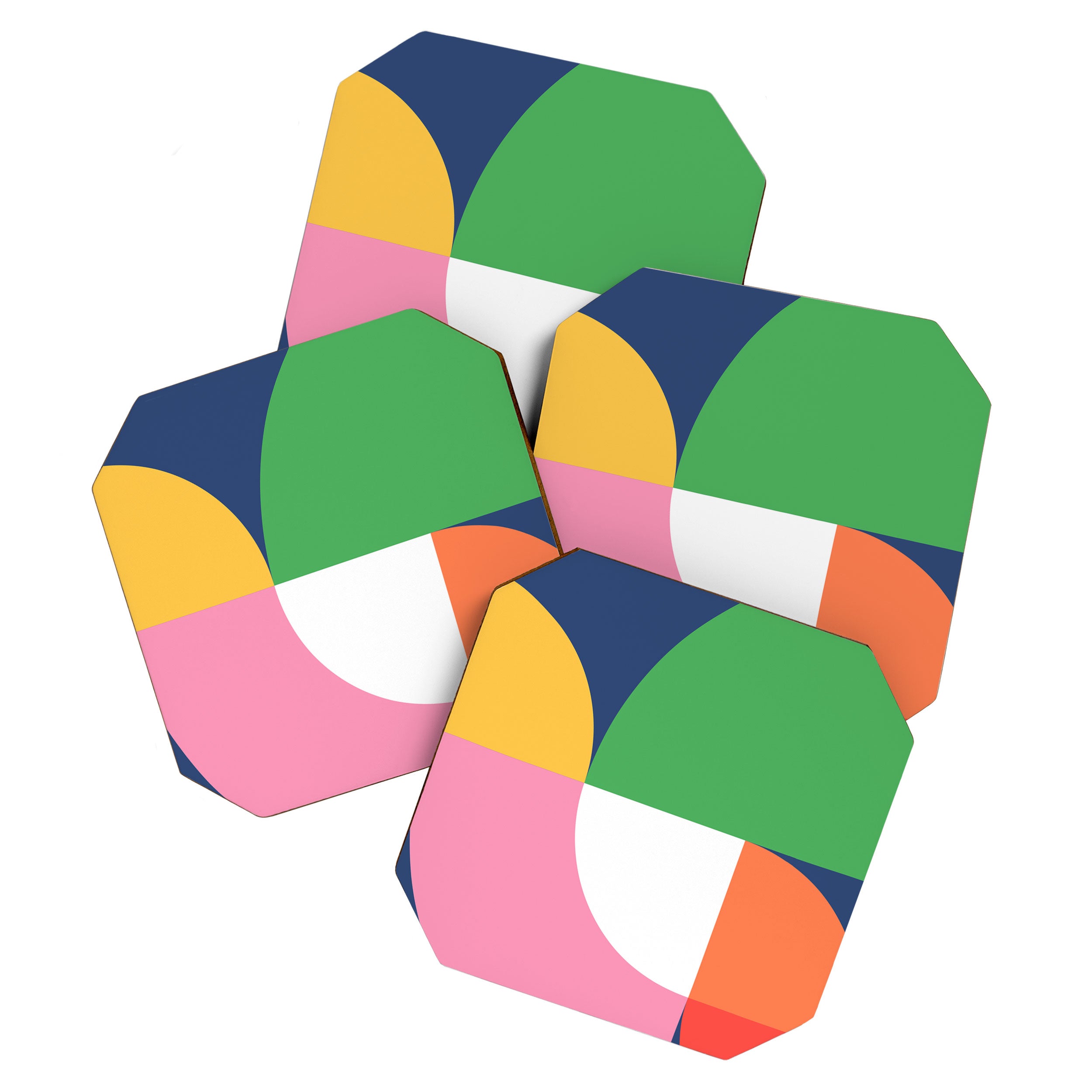 Abstract Geometric 15 Coaster Gallery Image 1