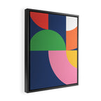 Abstract Geometric 16 Framed Canvas Print Gallery Image 2