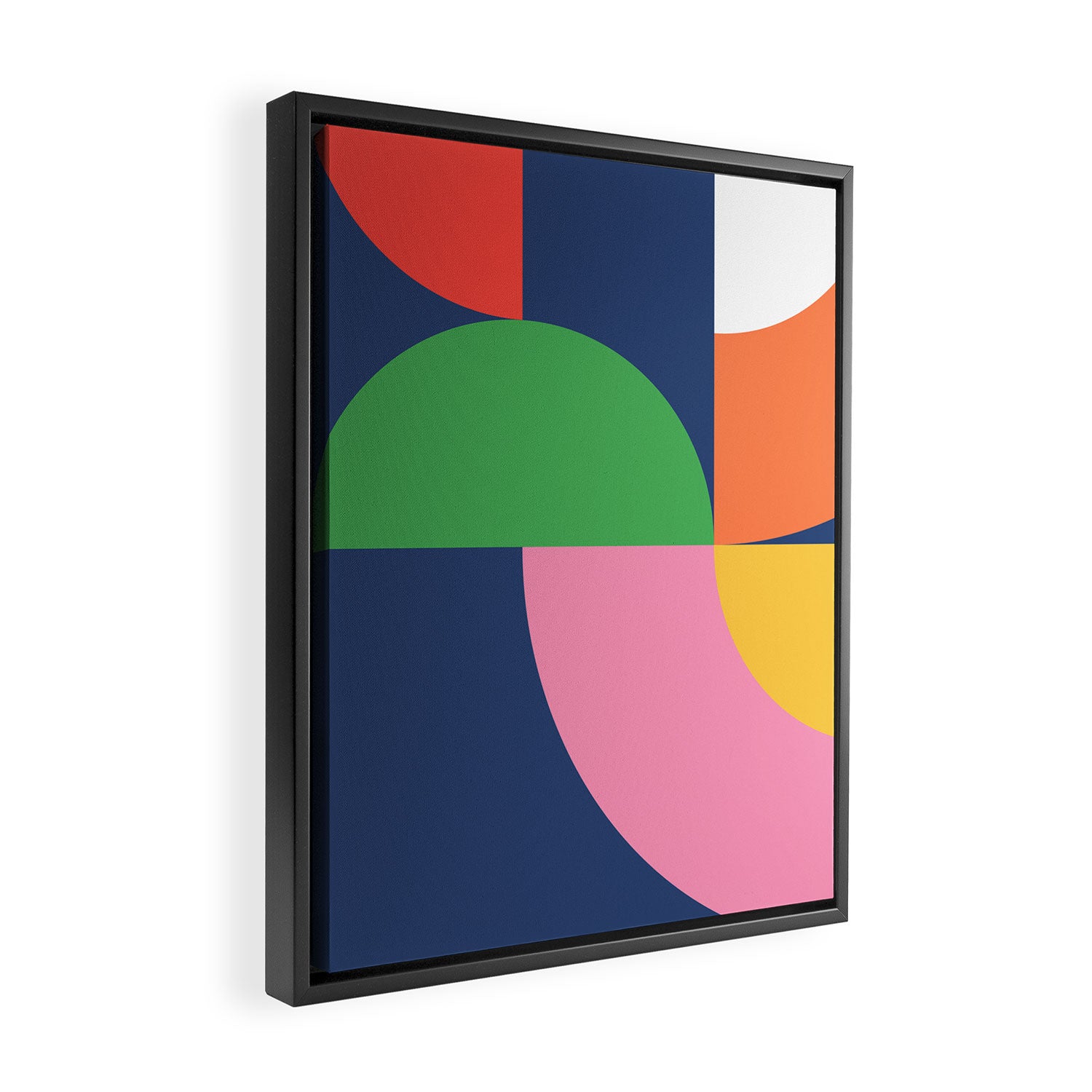Abstract Geometric 16 Framed Canvas Print Gallery Image 2