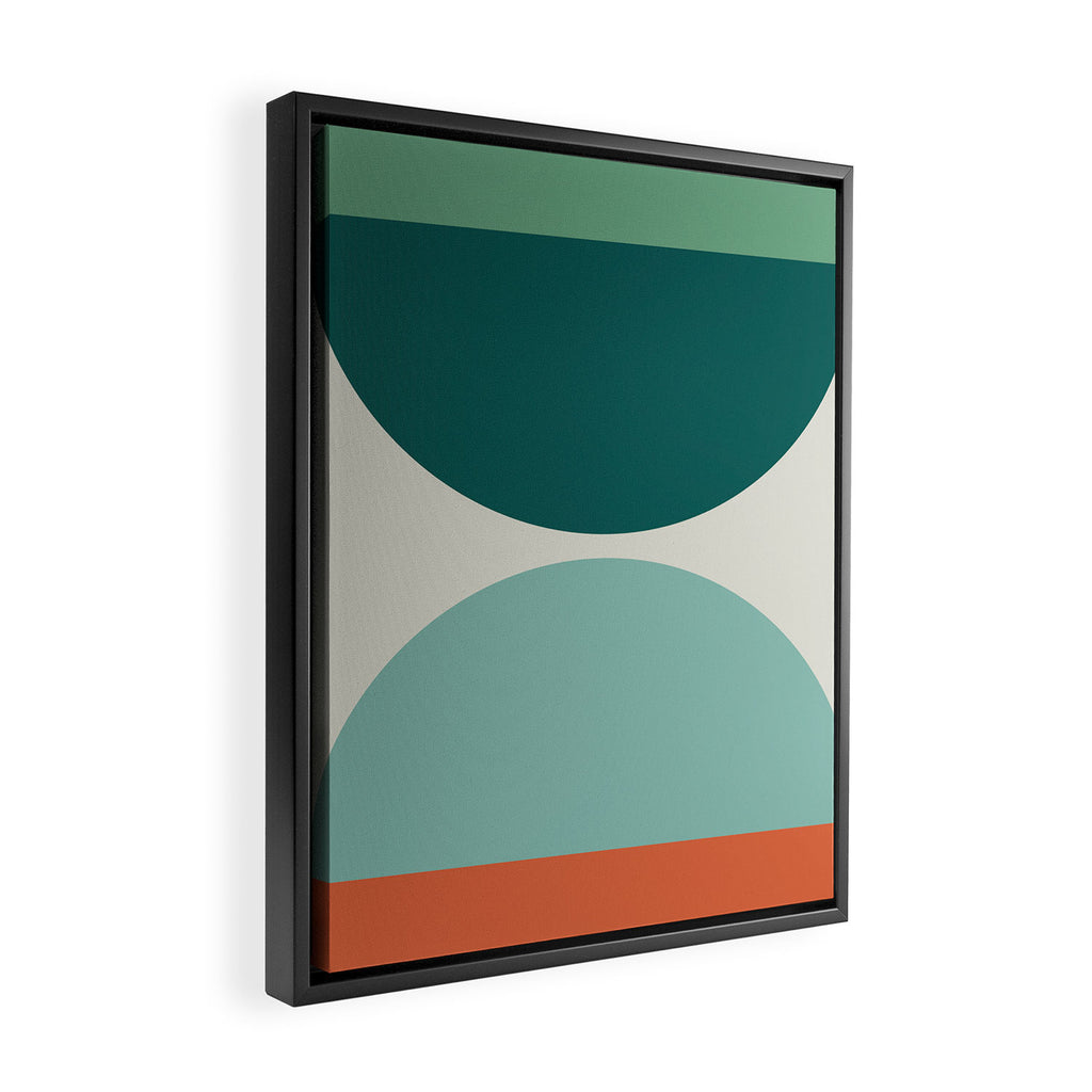 Abstract Geometric 20 Framed Canvas Print Gallery Image 2