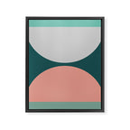 Abstract Geometric 21 Framed Canvas Print Gallery Image 6