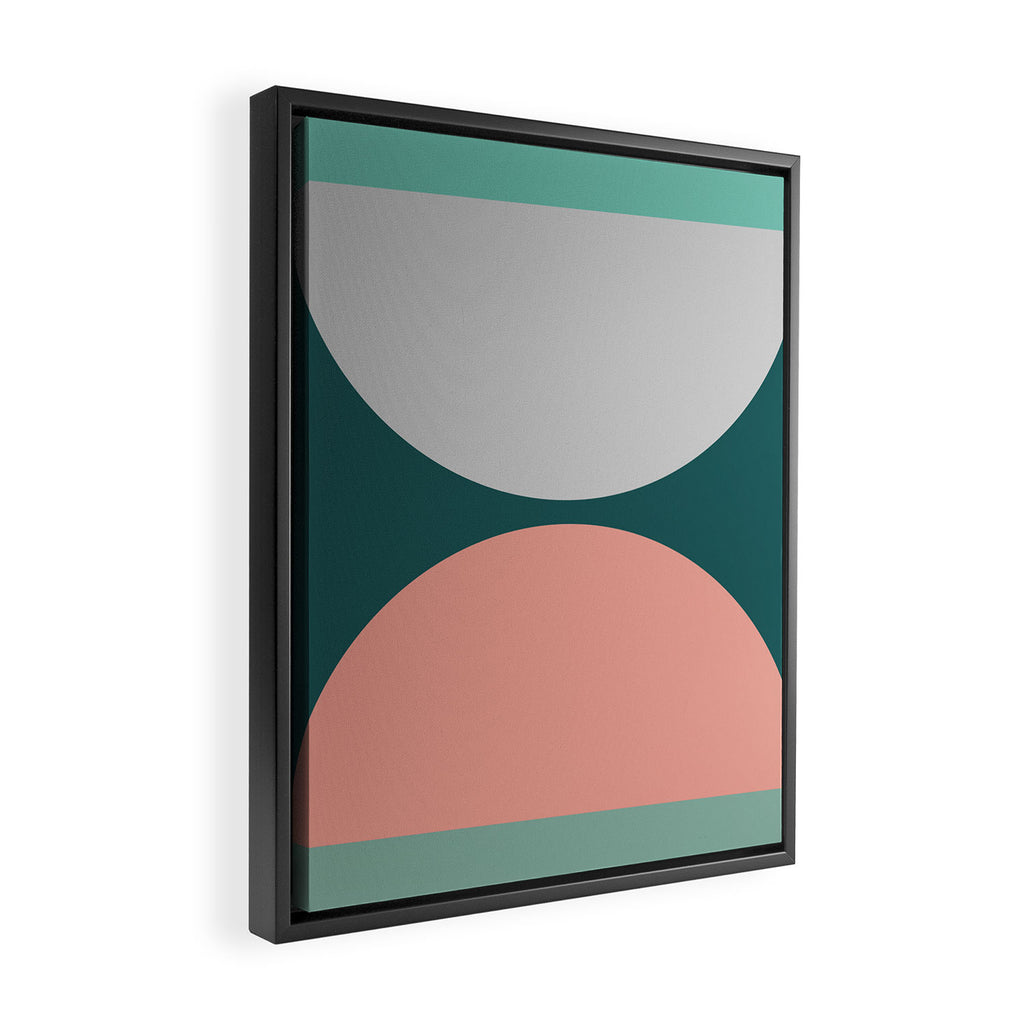 Abstract Geometric 21 Framed Canvas Print Gallery Image 2