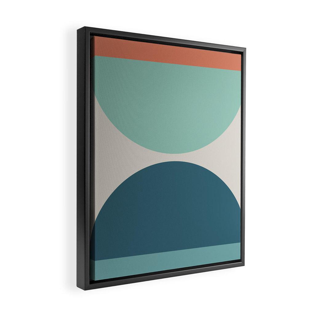 Abstract Geometric 22 Framed Canvas Print Gallery Image 2