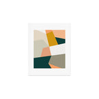 Abstract Geometric 27 Green Art Print Gallery Image 1