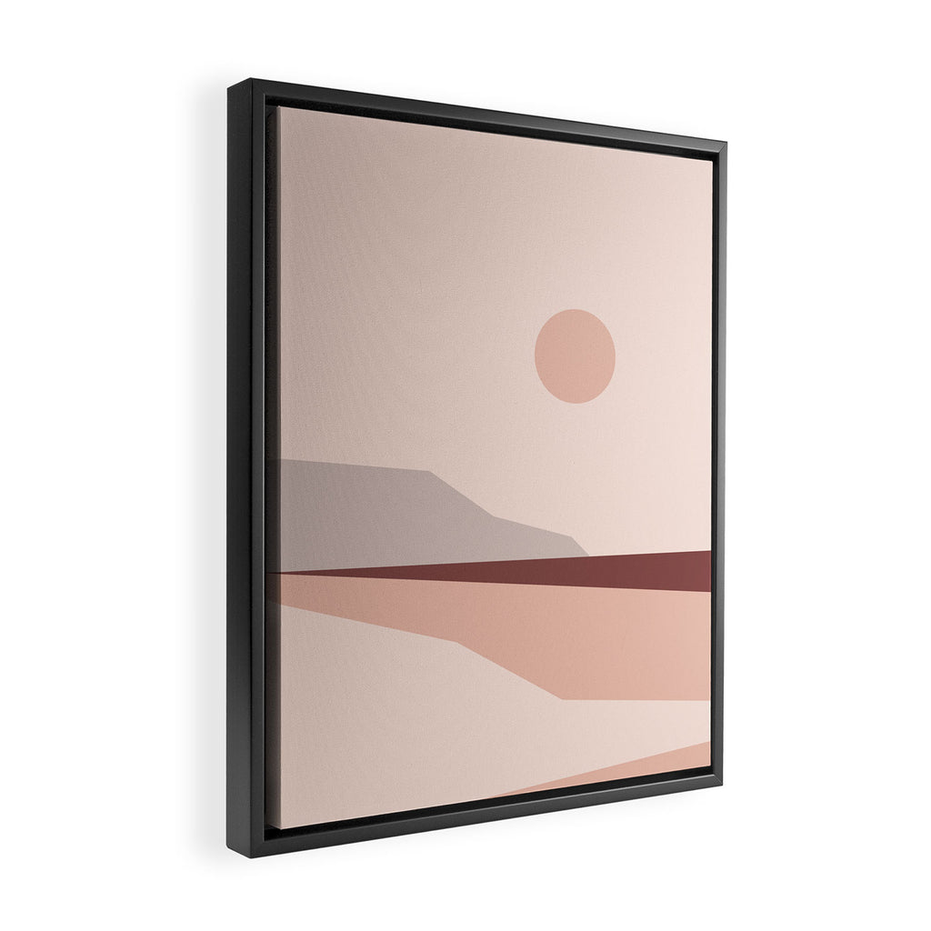 Abstract Landscape 02 Framed Canvas Print Gallery Image 2