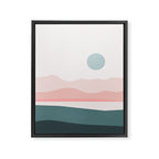 Abstract Landscape 03 Framed Canvas Print Gallery Image 8