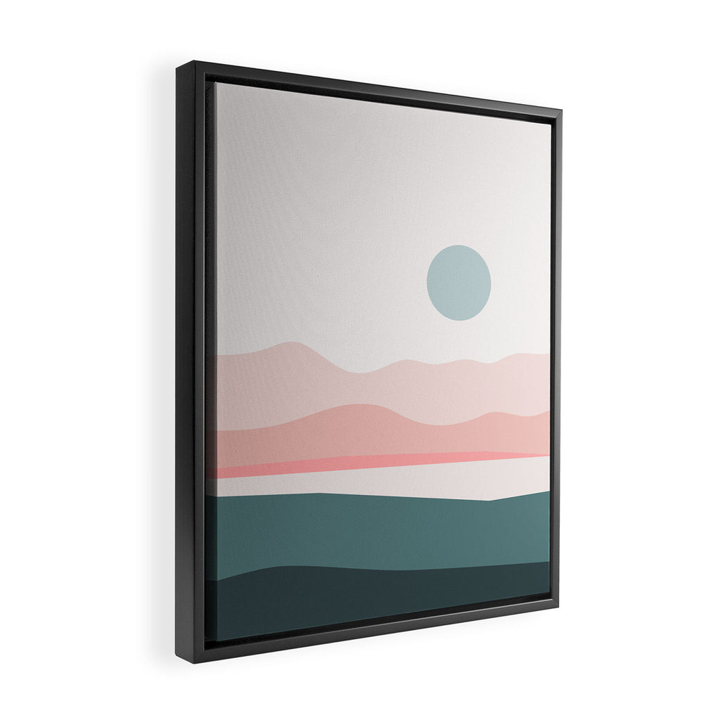 Abstract Landscape 03 Framed Canvas Print Gallery Image 2