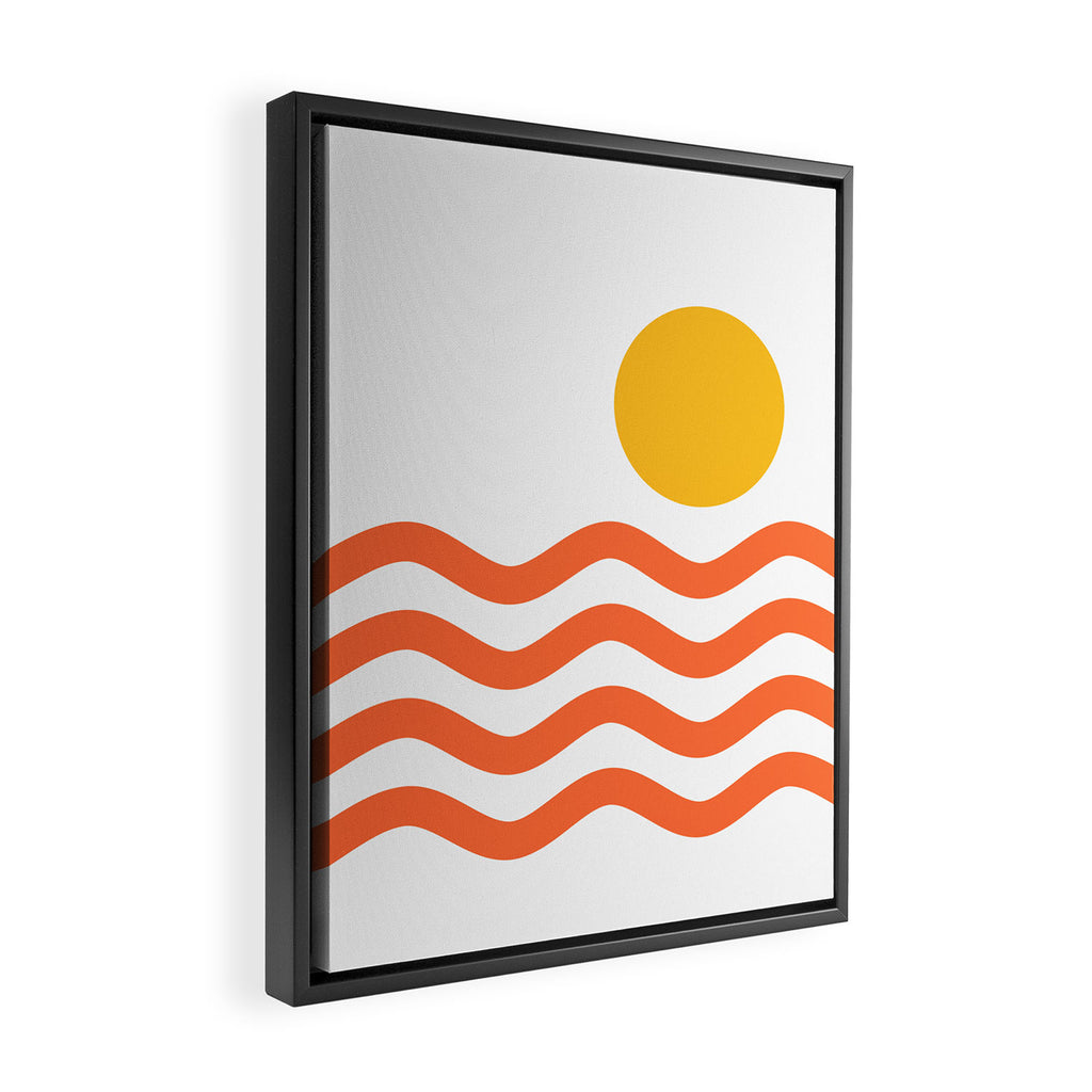Abstract Landscape 11B Framed Canvas Print Gallery Image 2