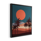 Abstract Landscape 13 Portrait Framed Canvas Print Gallery Image 2