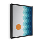 Abstract Landscape 14 Framed Canvas Print Gallery Image 2