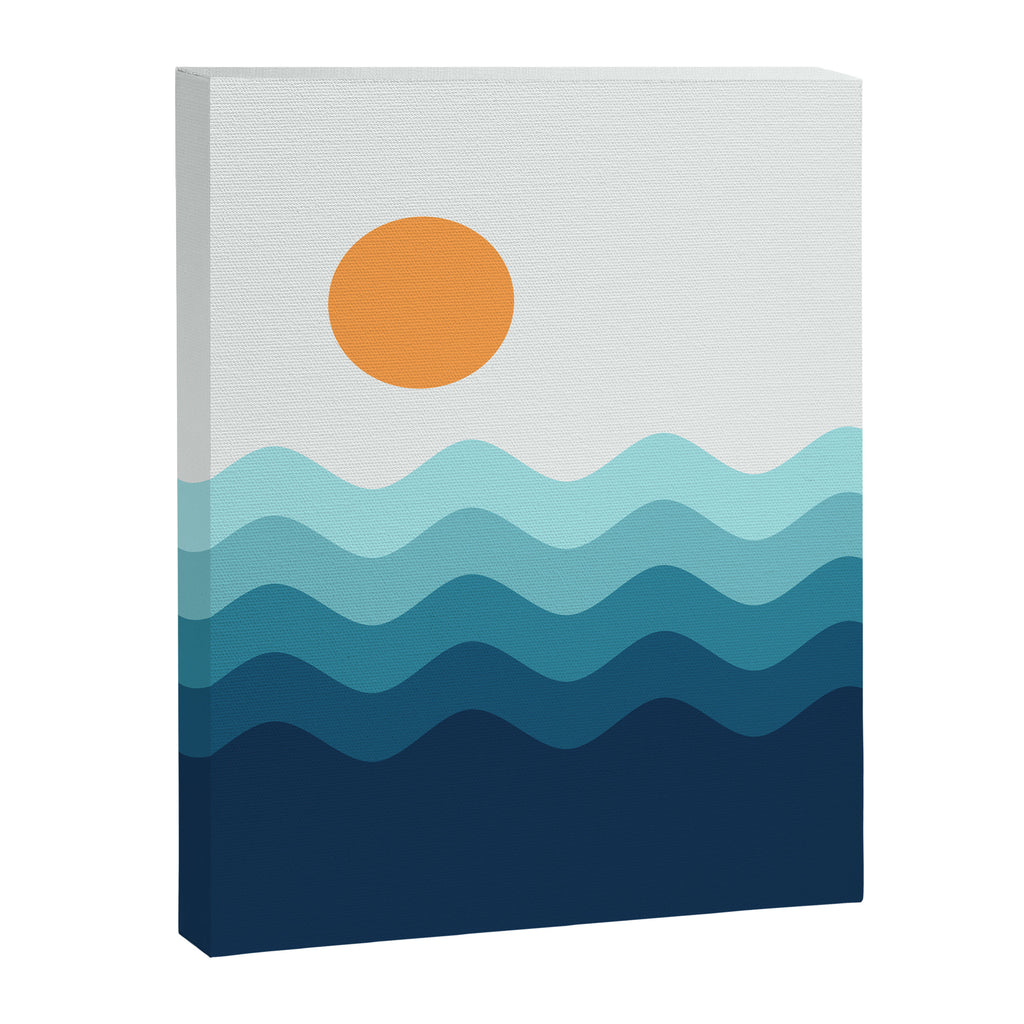 Abstract Landscape 14 Portrait Canvas Print Gallery Image 8