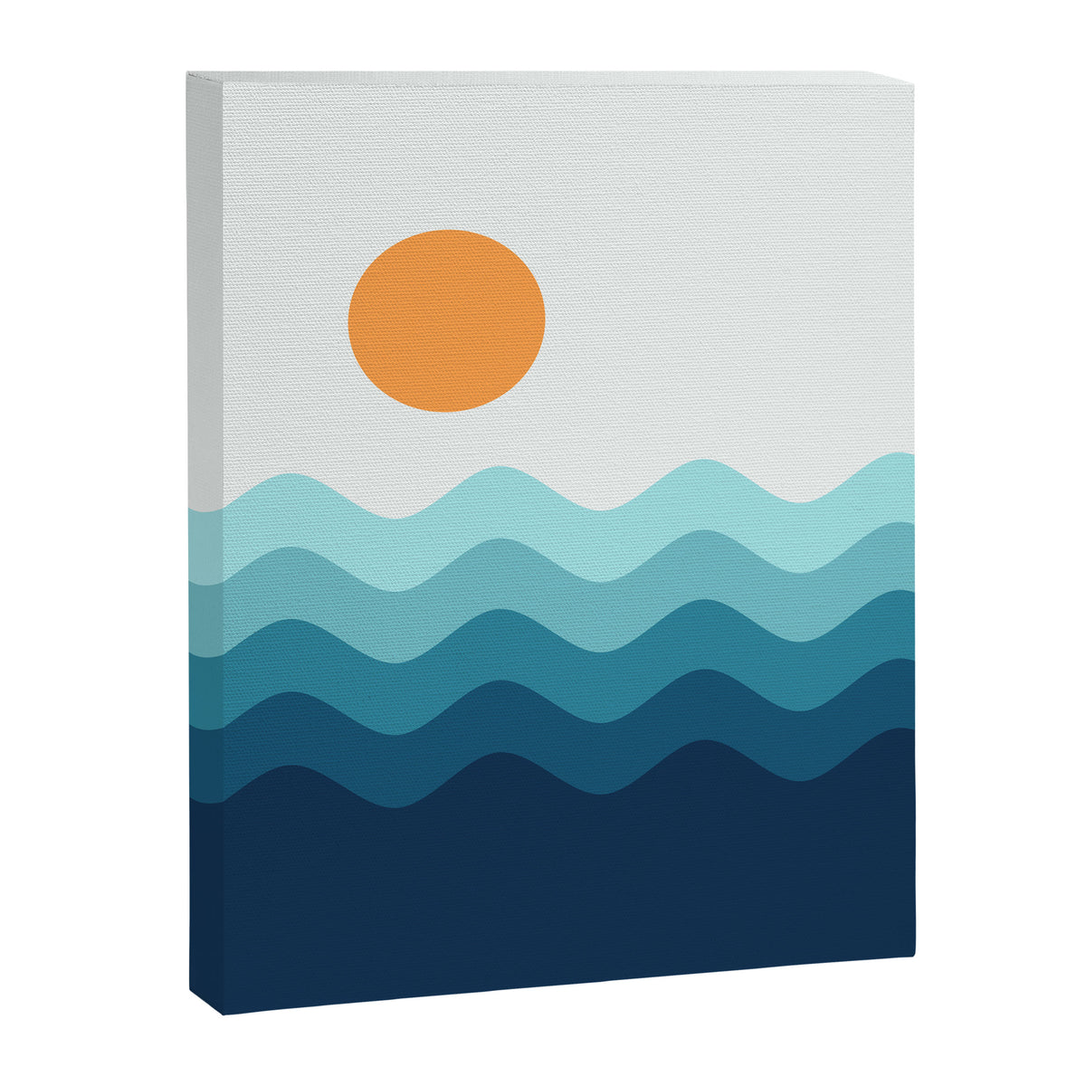 Abstract Landscape 14 Portrait Canvas Print Gallery Image 8
