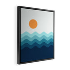 Abstract Landscape 14 Portrait Framed Canvas Print Gallery Image 2