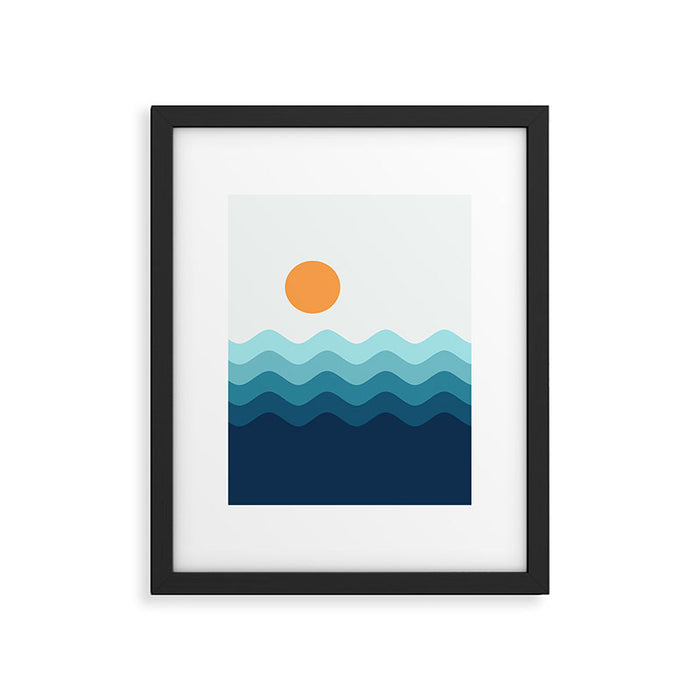 Abstract Landscape 14 Portrait Framed Art Print Gallery Image 1