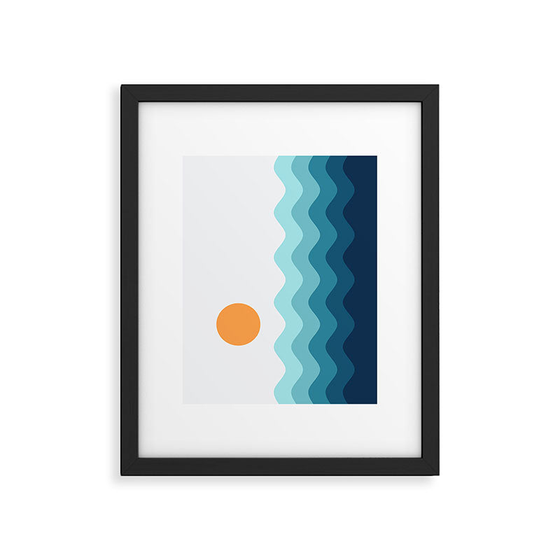Abstract Landscape 14 Framed Art Print Gallery Image 4
