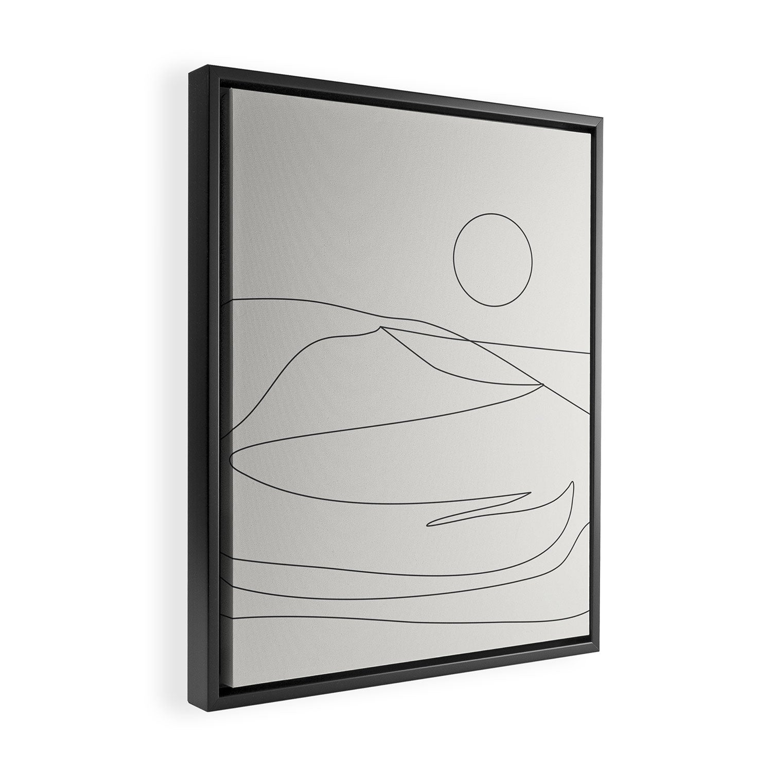 Abstract Landscape 15A Framed Canvas Print Gallery Image 2
