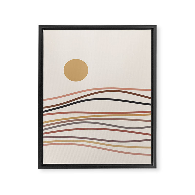 Abstract Landscape 16 Framed Canvas Print Gallery Image 8