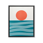 Abstract Landscape 16A Framed Canvas Print Gallery Image 6