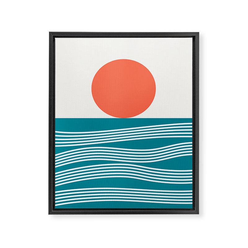 Abstract Landscape 16A Framed Canvas Print Gallery Image 6