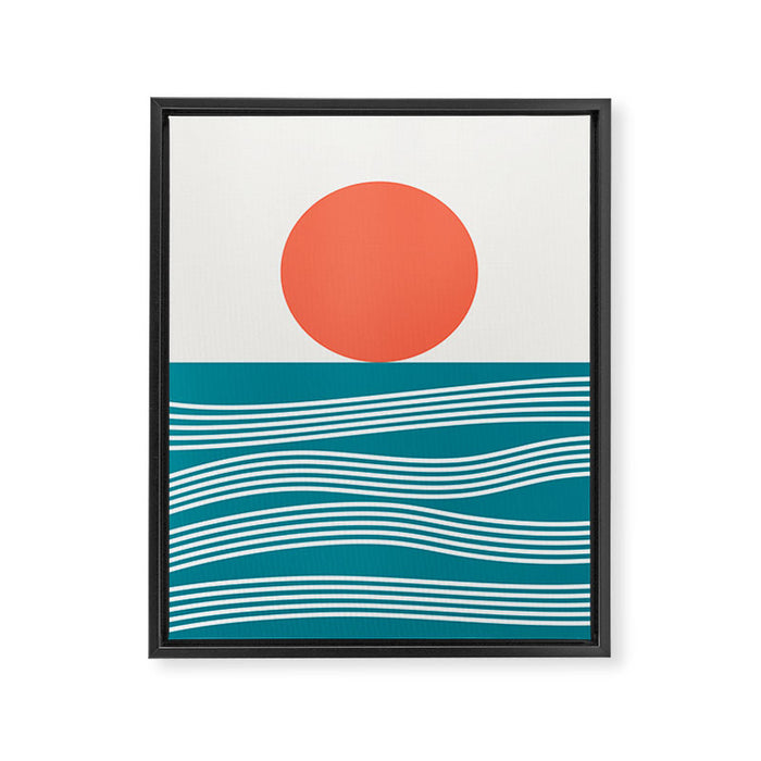 Abstract Landscape 16A Framed Canvas Print Gallery Image 1