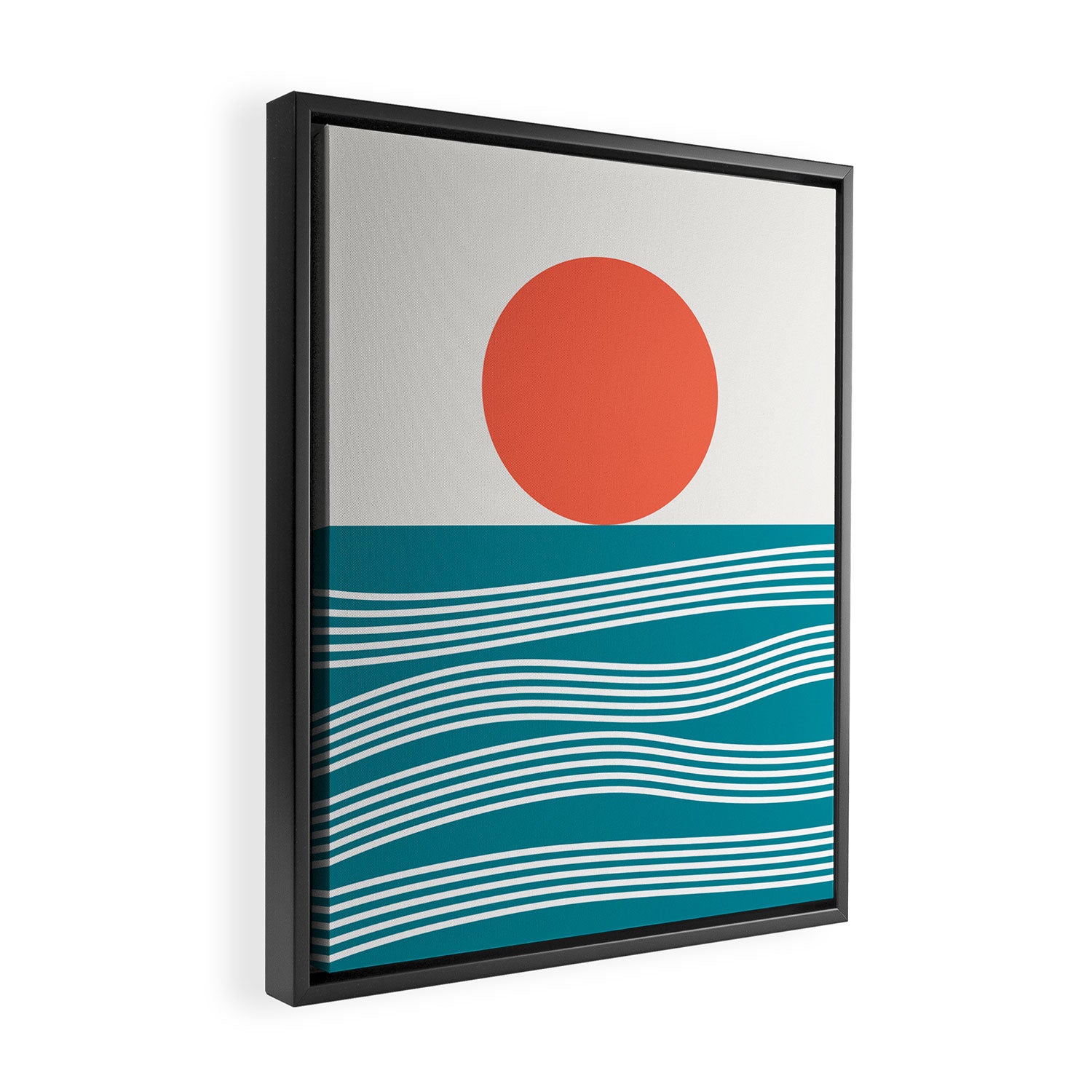 Abstract Landscape 16A Framed Canvas Print Gallery Image 2