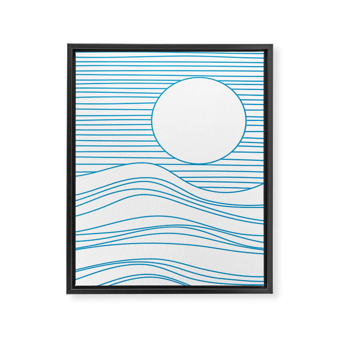 Abstract Landscape 17A Framed Canvas Print Gallery Image 1