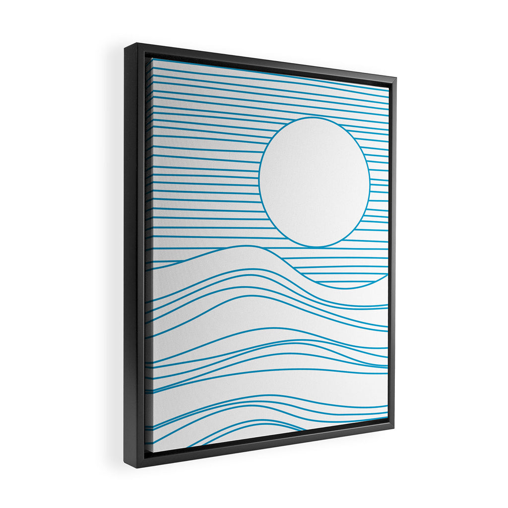 Abstract Landscape 17A Framed Canvas Print Gallery Image 2
