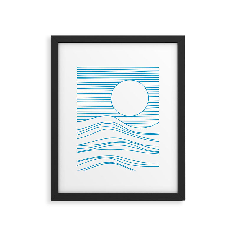 Abstract Landscape 17A Framed Art Print Gallery Image 5