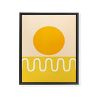 Abstract Landscape 22B Framed Canvas Print Gallery Image 6