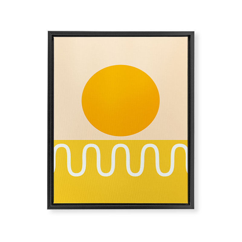 Abstract Landscape 22B Framed Canvas Print Gallery Image 6