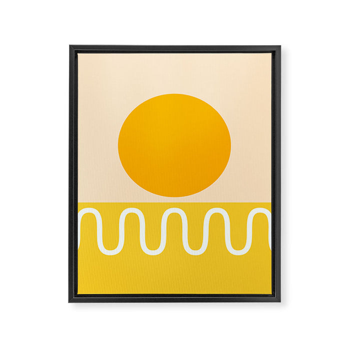 Abstract Landscape 22B Framed Canvas Print Gallery Image 1
