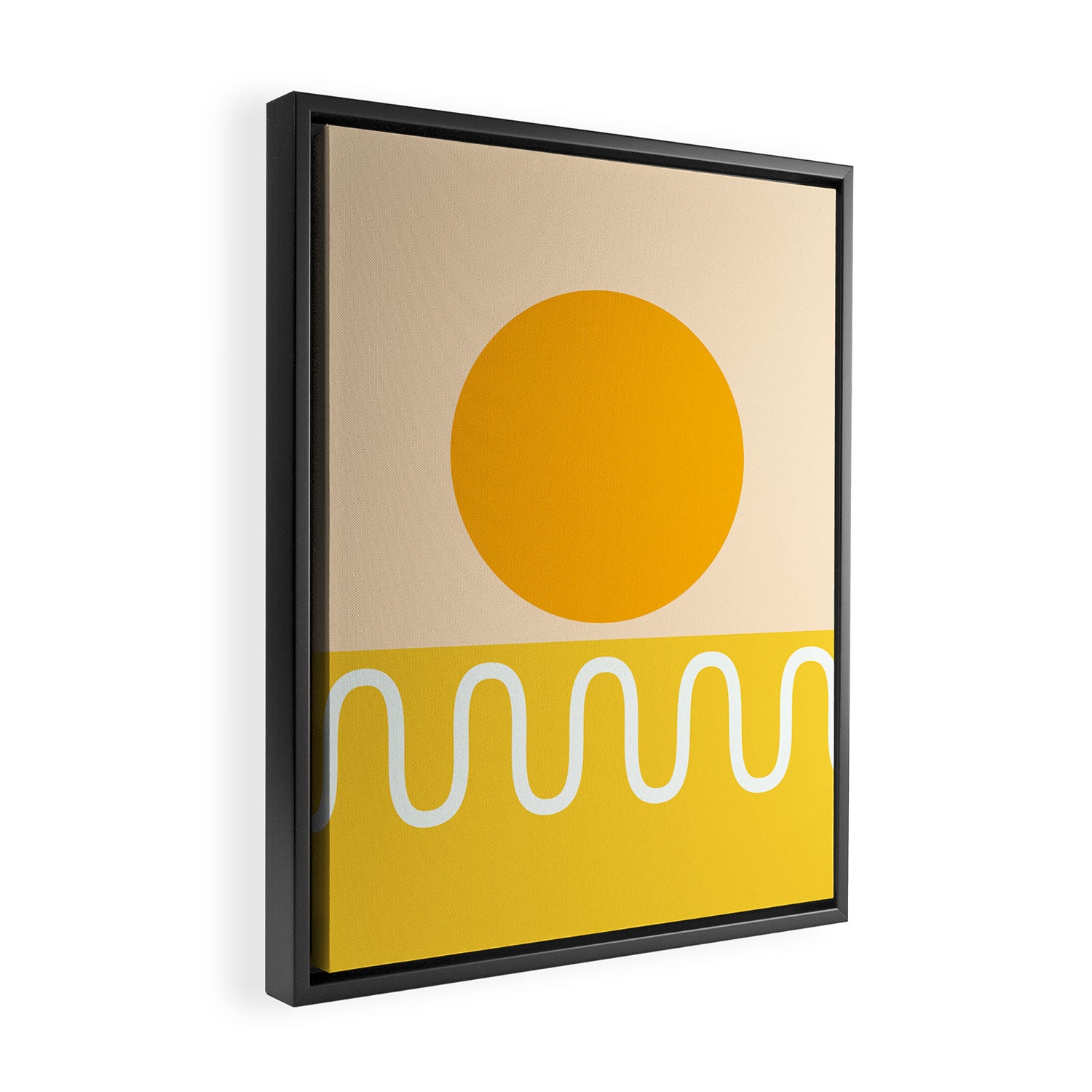 Abstract Landscape 22B Framed Canvas Print Gallery Image 2