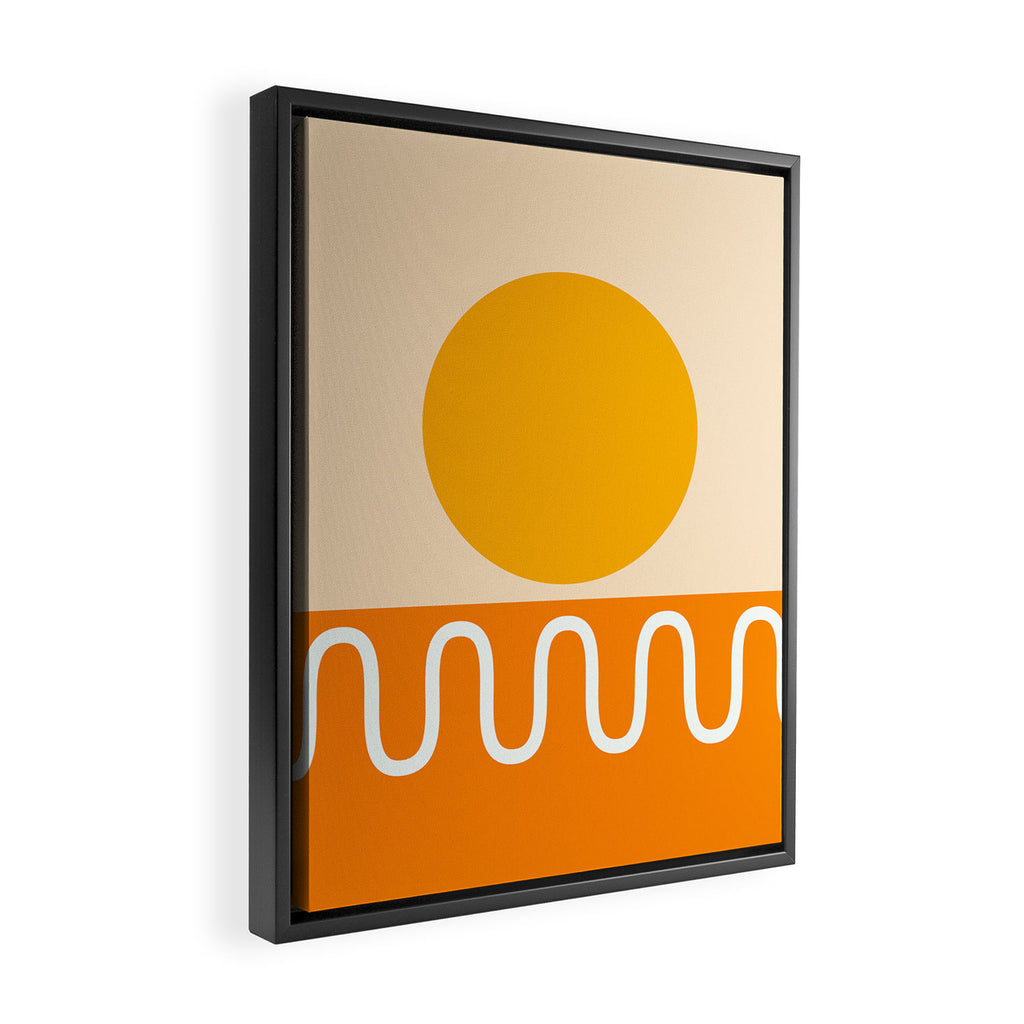 Abstract Landscape 22C Framed Canvas Print Gallery Image 2