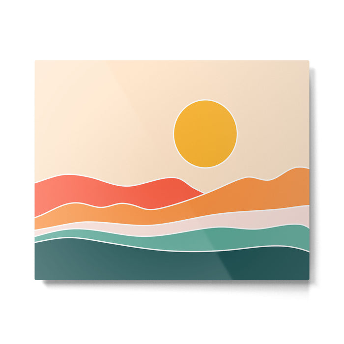 Abstract Landscape 23A Metal Print Gallery Image 1