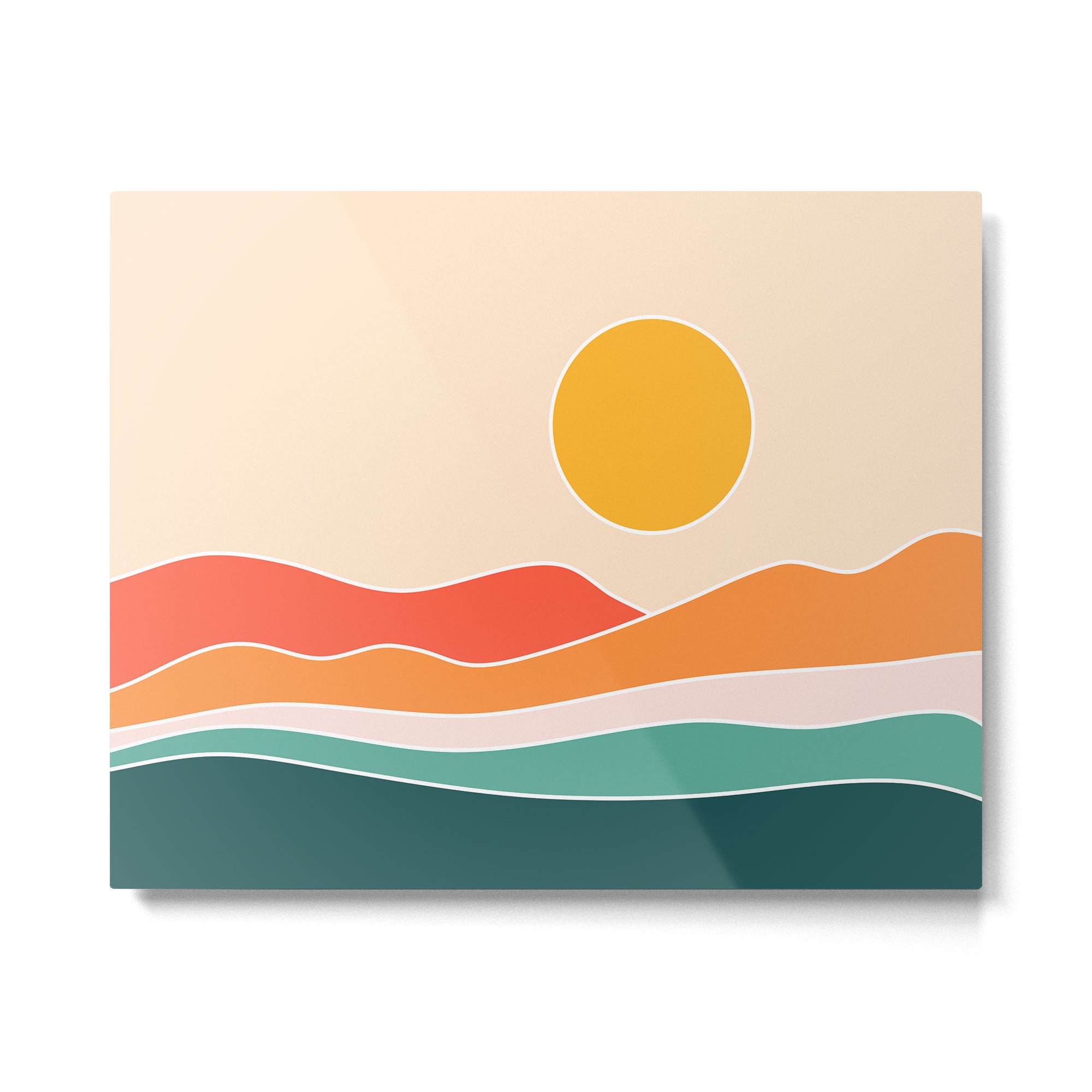 Abstract Landscape 23A Metal Print Gallery Image 4