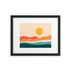 Abstract Landscape 23A Framed Art Print Gallery Image 5