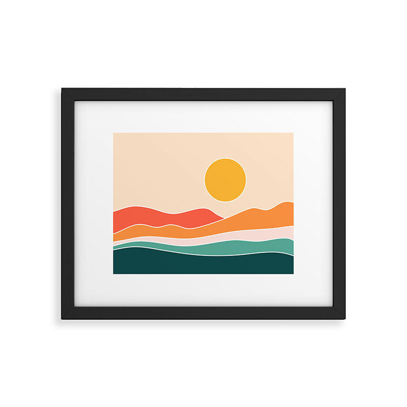 Abstract Landscape 23A Framed Art Print Gallery Image 5